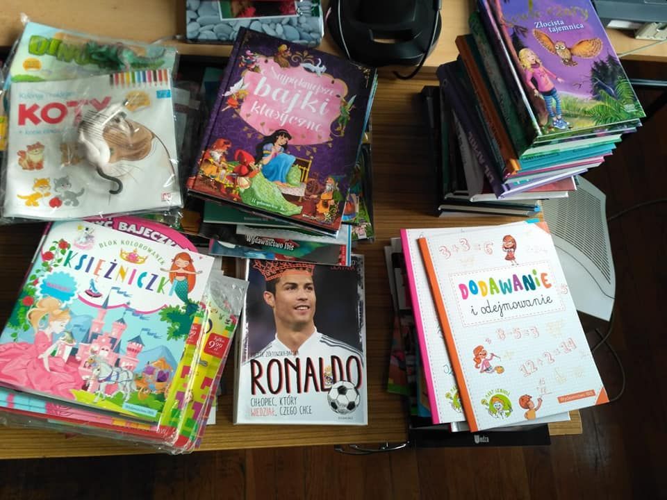 Książki zakupione przez Szkołę Podstawową w Wińsku