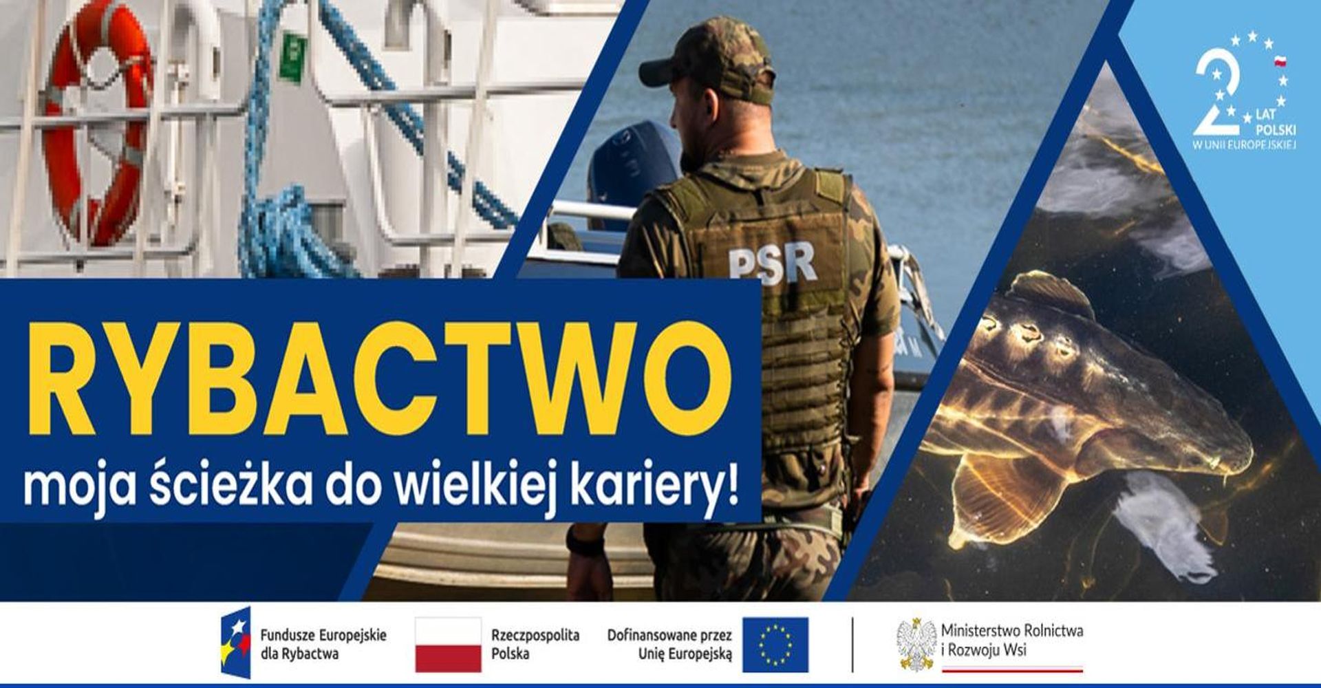 plakat rybactwo - moja ścieżka do wielkiej kariery