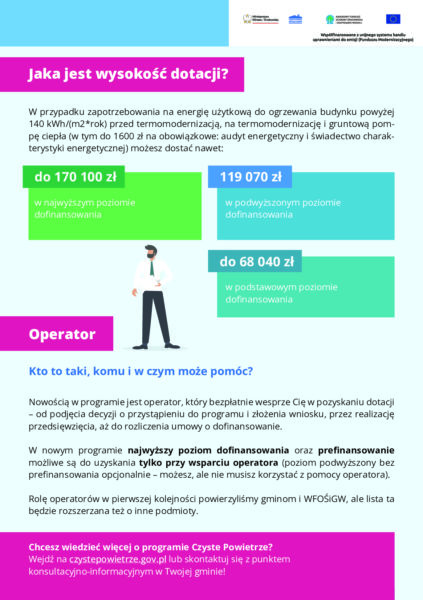 ulotka dot. nowego "Czystego Powietrza"