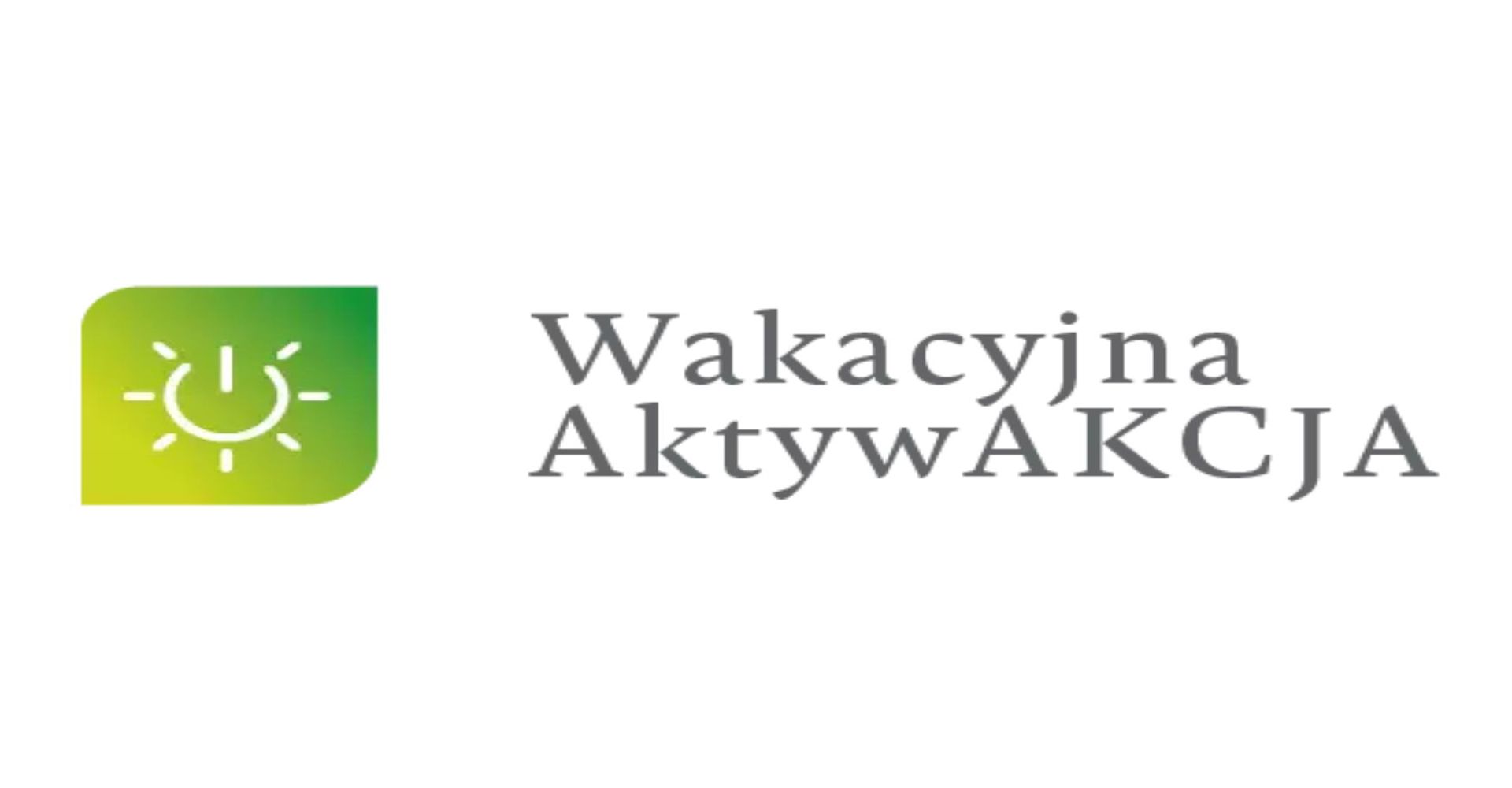 logo wakacyjna aktywakcja